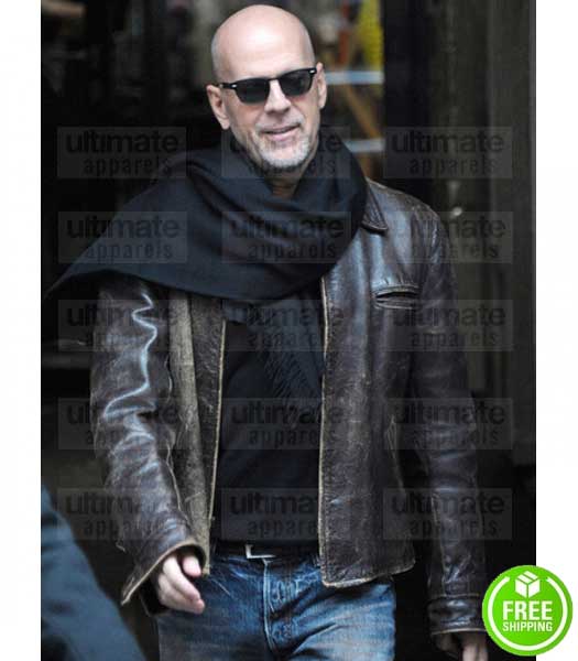 Bruce-Willis-Brown-Leather-Jacketss