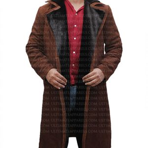 ATOMIC BLONDE JAMES MCAVOY (DAVID PERCIVAL) BROWN COAT
