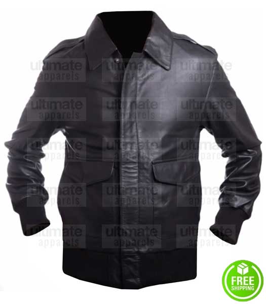 MEN'S HOUSTON BLACK LEATHER JACKET