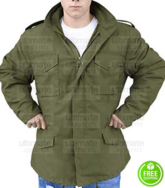 Rambo First Blood Sylvester Stallone Green Jacket