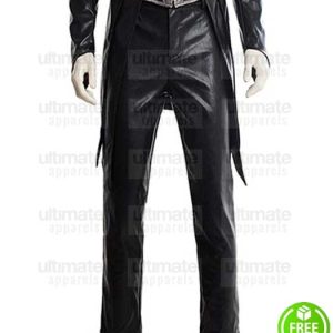 INHUMANS ANSON MOUNT (BLACK BOLT) BLACK LEATHER PANT