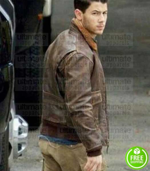 Jumanji-2-Nick-Jonas-Leather-Jacketss