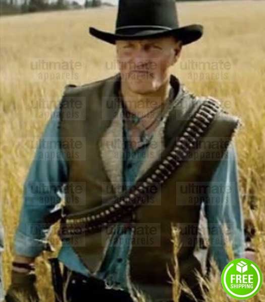 ZOMBIELAND DOUBLE TAP WOODY HARRELSON (TALLAHASSEE) LEATHER VEST