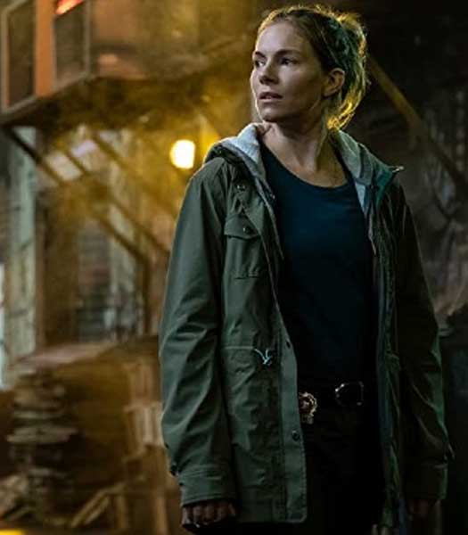21 BRIDGES SIENNA MILLER GREEN JACKET