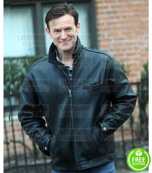 DIETLAND ADAM ROTHENBERG (DOMINIC O'SHEA) BLACK LEATHER JACKET