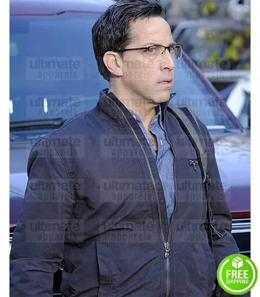 24 LEGACY DAN BUCATINSKY (ANDY SHALOWITZ) BLUE COTTON JACKET