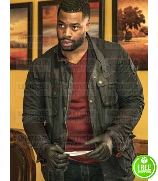 CHICAGO P.D LAROYCE HAWKINS (KEVIN ATWATER) BLACK COTTON JACKET