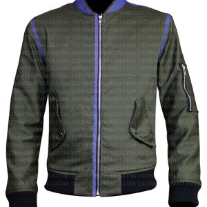 CHICAGO P.D PATRICK JOHN FLUGER (ADAM RUZEK) GREEN COTTON JACKET