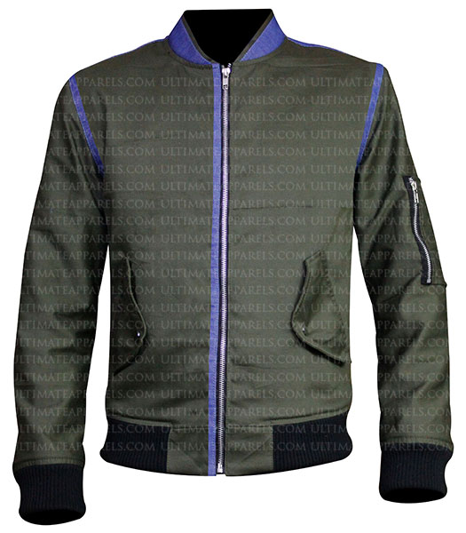 CHICAGO P.D PATRICK JOHN FLUGER (ADAM RUZEK) GREEN COTTON JACKET