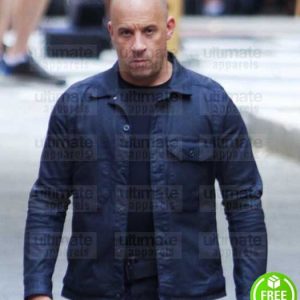 FAST AND FURIOUS 8 VIN DIESEL (DOMINIC TORETTO) BLACK COTTON JACKET