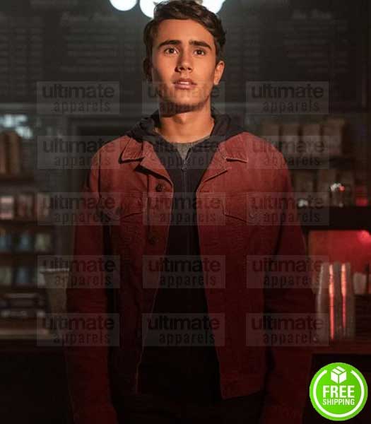 LOVE, VICTOR MICHAEL CIMINO (VICTOR SALAZAR) RED COTTON JACKET