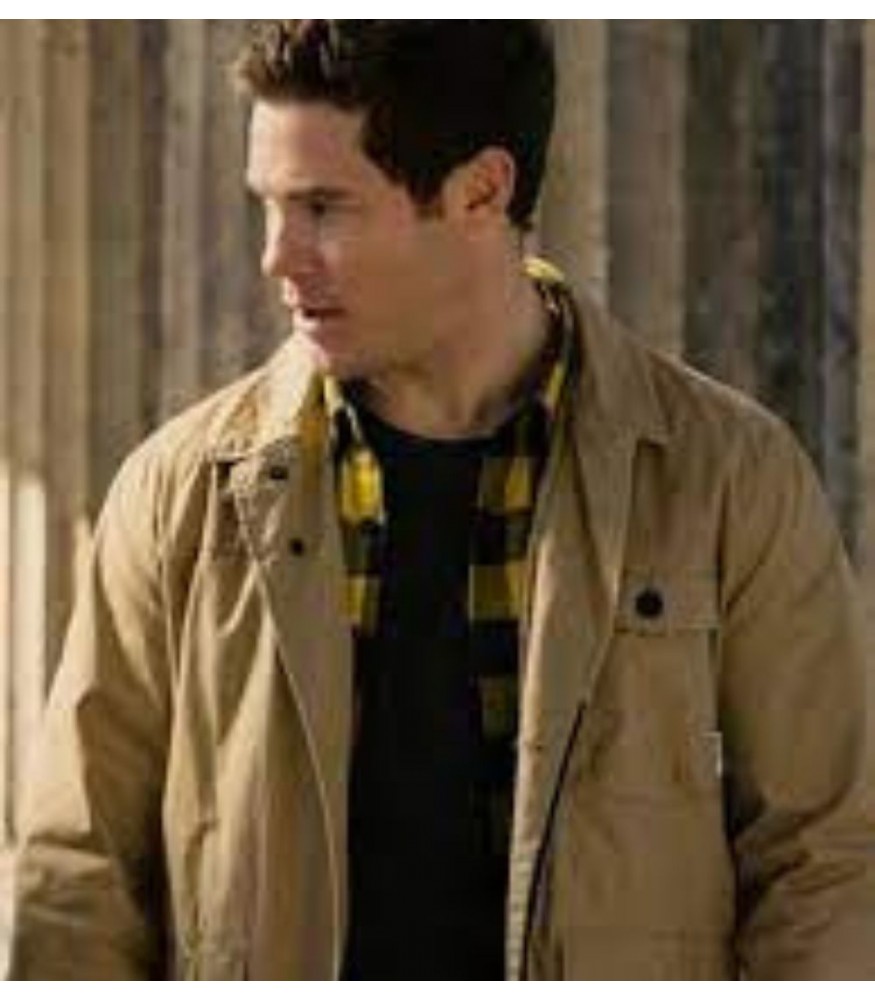 Pitch Perfect (Bumper) Adam Devine Beige Cotton Jacket (1)