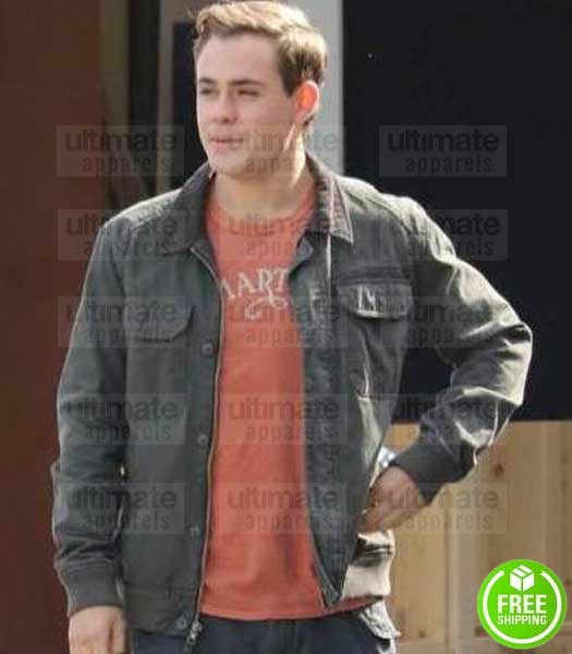 POWER RANGERS DACRE MONTGOMERY (JASON RED RANGER) GREY COTTON JACKET