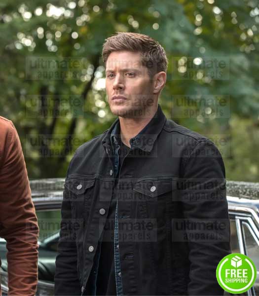 Supernatural-Jensen-Ackles-Black-Cotton-Jacket