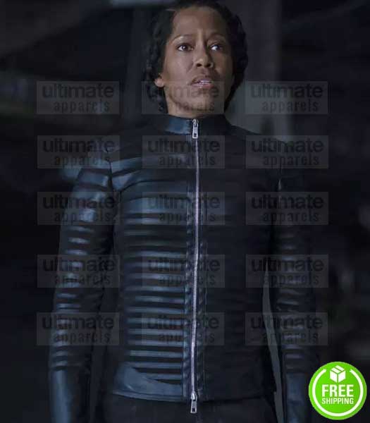 WATCHMEN TV SERIES REGINA KING BLACK JACKET