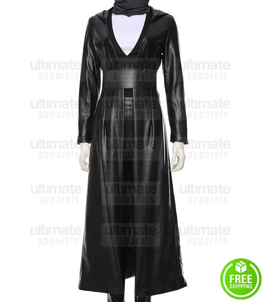 WATCHMEN TV SERIES REGINA KING BLACK COSTUME COAT