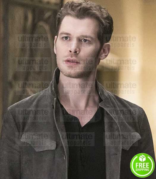 THE ORIGINALS JOSEPH MORGAN (KLAUS MIKAELSON) BLACK SUEDE LEATHER JACKET