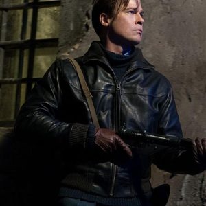ALLIED BRAD PITT (MAX VATAN) BLACK JACKET