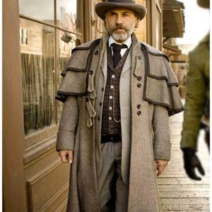DJANGO UNCHAINED CHRISTOPH WALTZ (KING SCHULTZ) GREY COAT