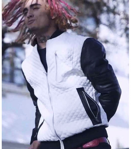 FLEX LIKE OUU SONG LIL PUMP LEATHER JACKET