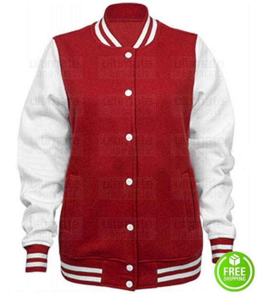 HARLEY QUINN VARSITY LETTERMAN BOMBER JACKET