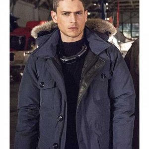 LEGENDS OF TOMORROW WENTWORTH MILLER FUR HOODIE COAT
