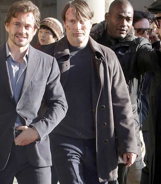 Hannibal S03 Mads Mikkelsen Hannibal Lecter Black Coat