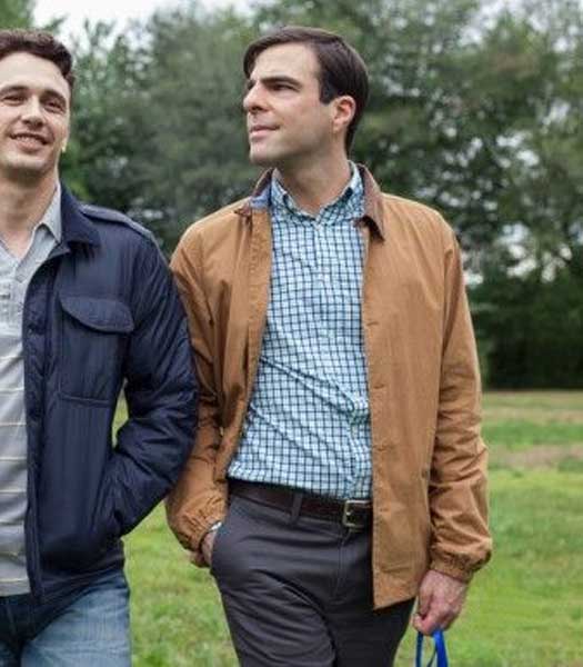 I AM MICHAEL ZACHARY QUINTO CAMEL BROWN JACKET