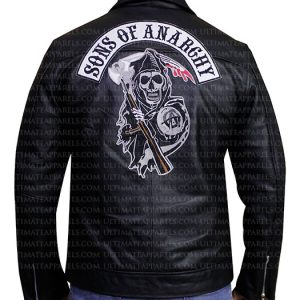 SONS OF ANARCHY BLACK LEATHER JACKET
