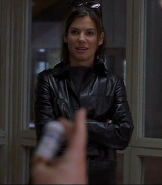 28 DAYS SANDRA BULLOCK BLACK COAT