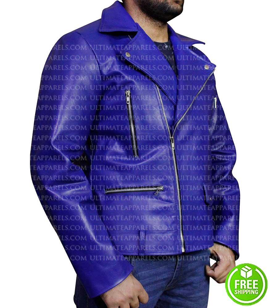 Finn-Balor-Blue-Leather-Jacket