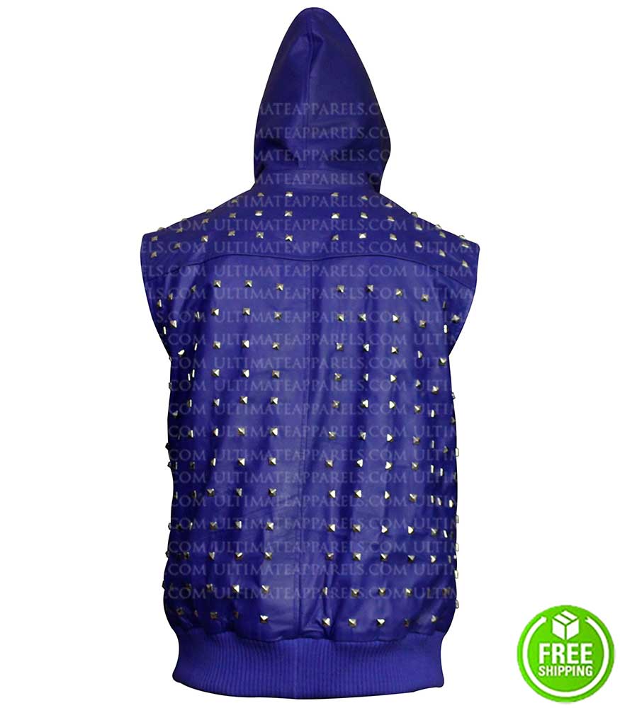 Justin-Bieber-Blue-Leather-Vest