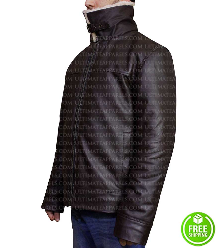 RAF-B3-Bomber-Brown-Leather-Jacket