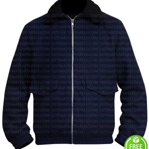ZAC EFRON BLUE COTTON JACKET