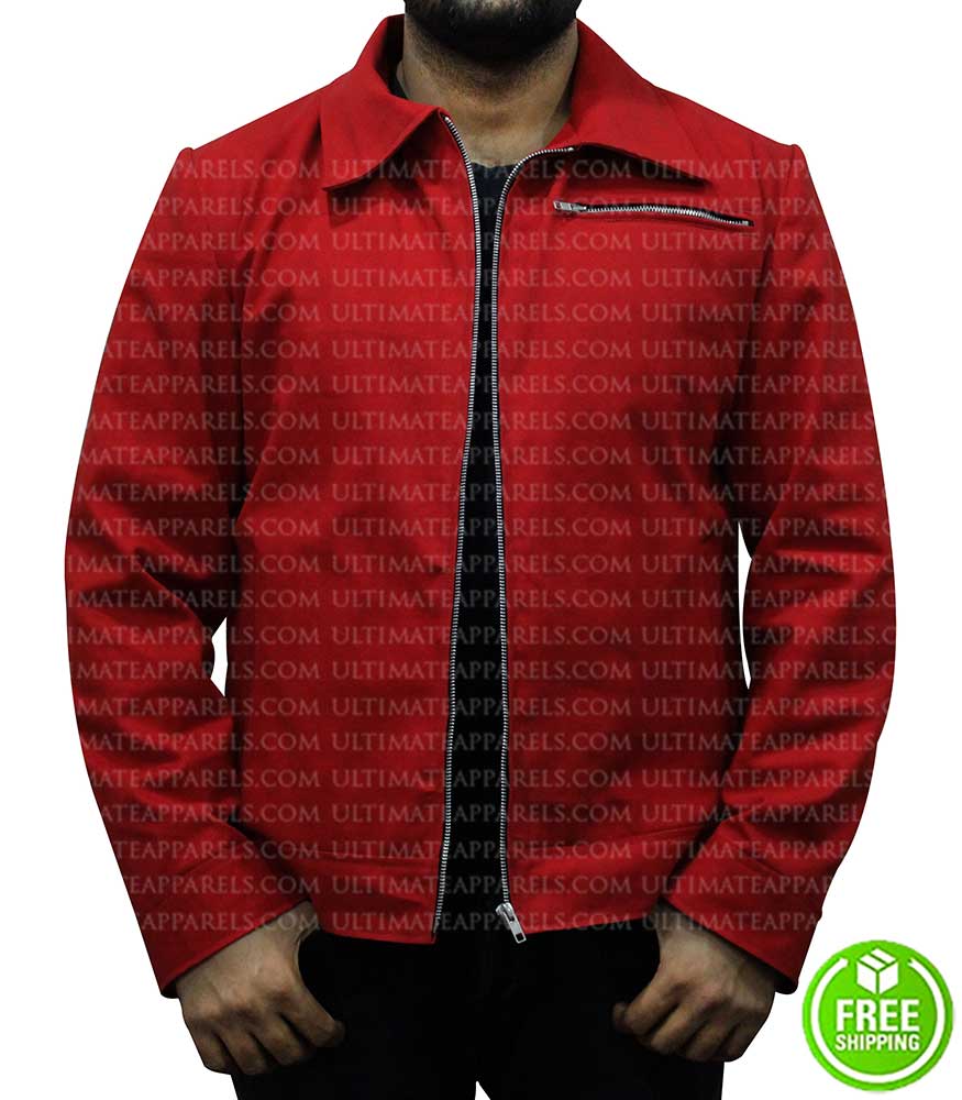 Smallville Superman Tom Welling Clark Kent Red Cotton Jacket