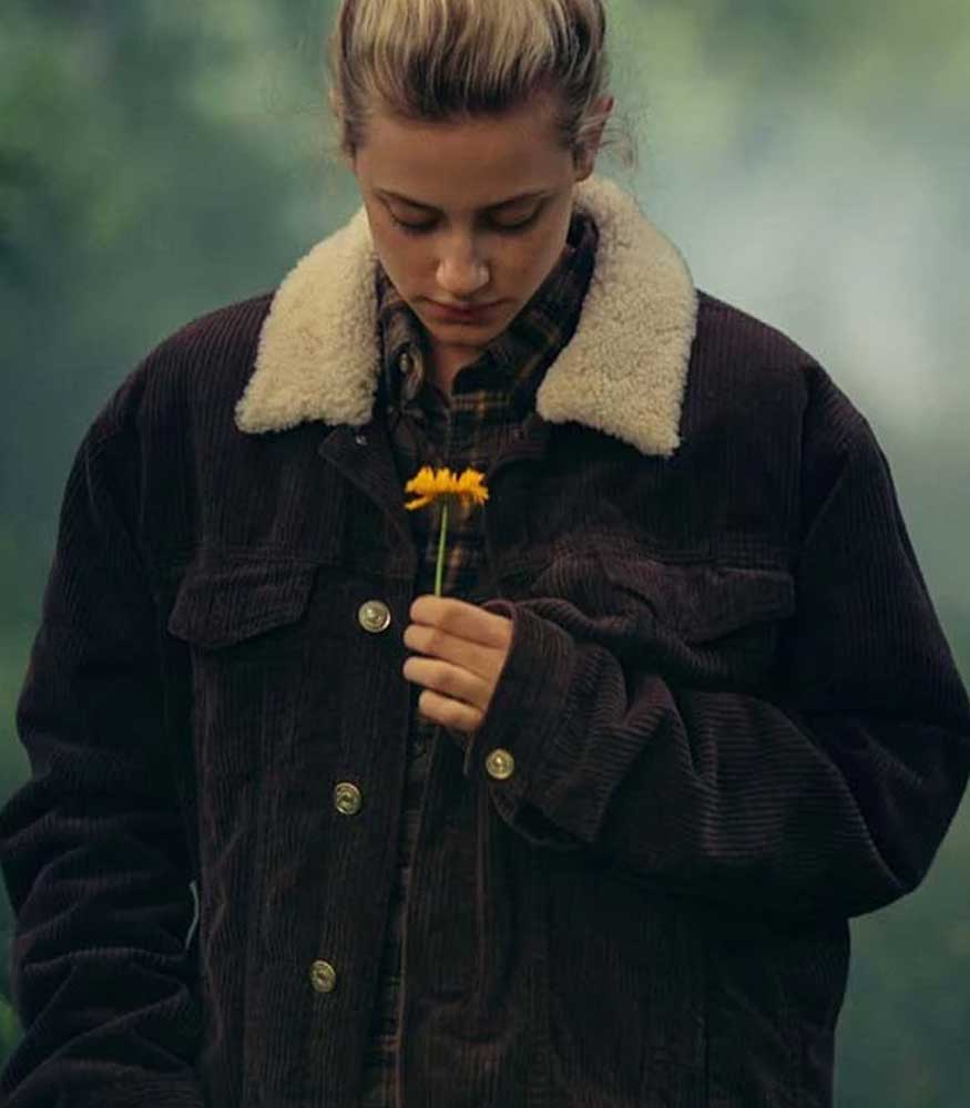 LILI REINHART CHEMICAL HEARTS GRACE TOWN BROWN JACKET