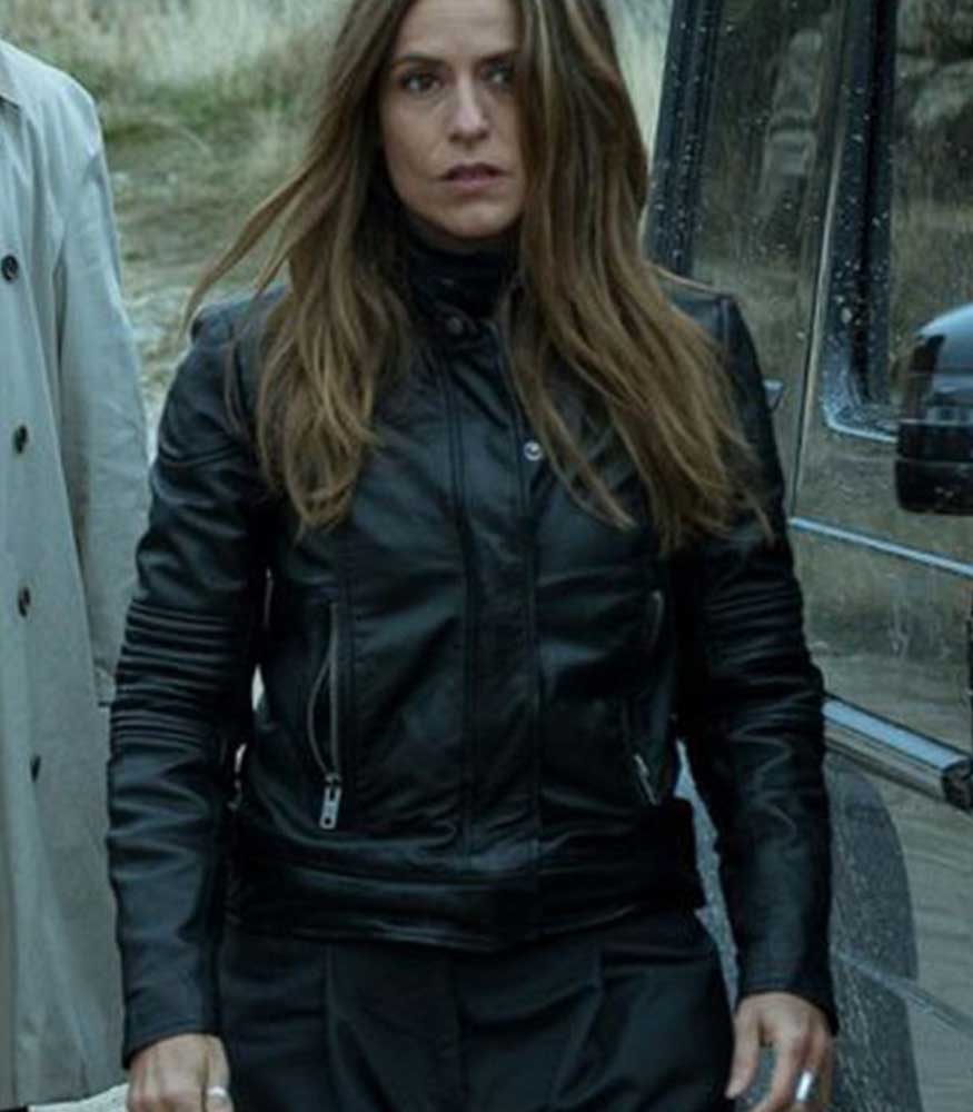 MONEY HEIST RAQUEL MURILLO BLACK JACKET