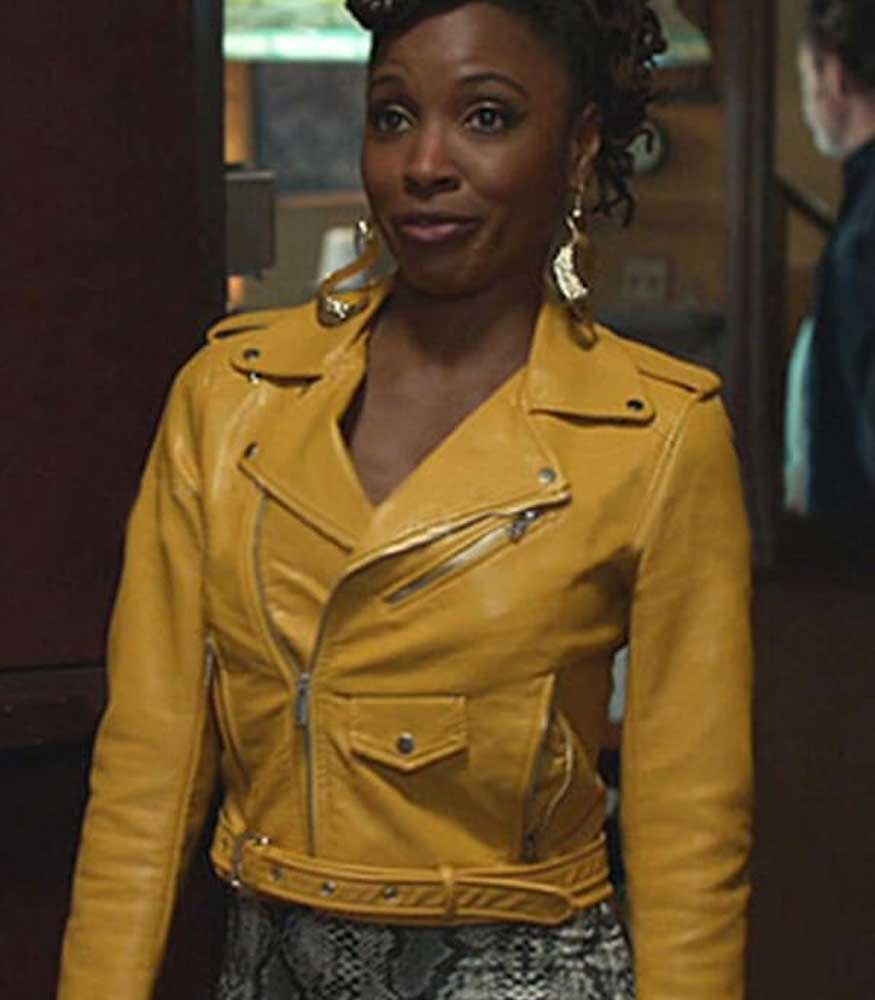 SHAMELESS SHANOLA HAMPTON YELLOW JACKET