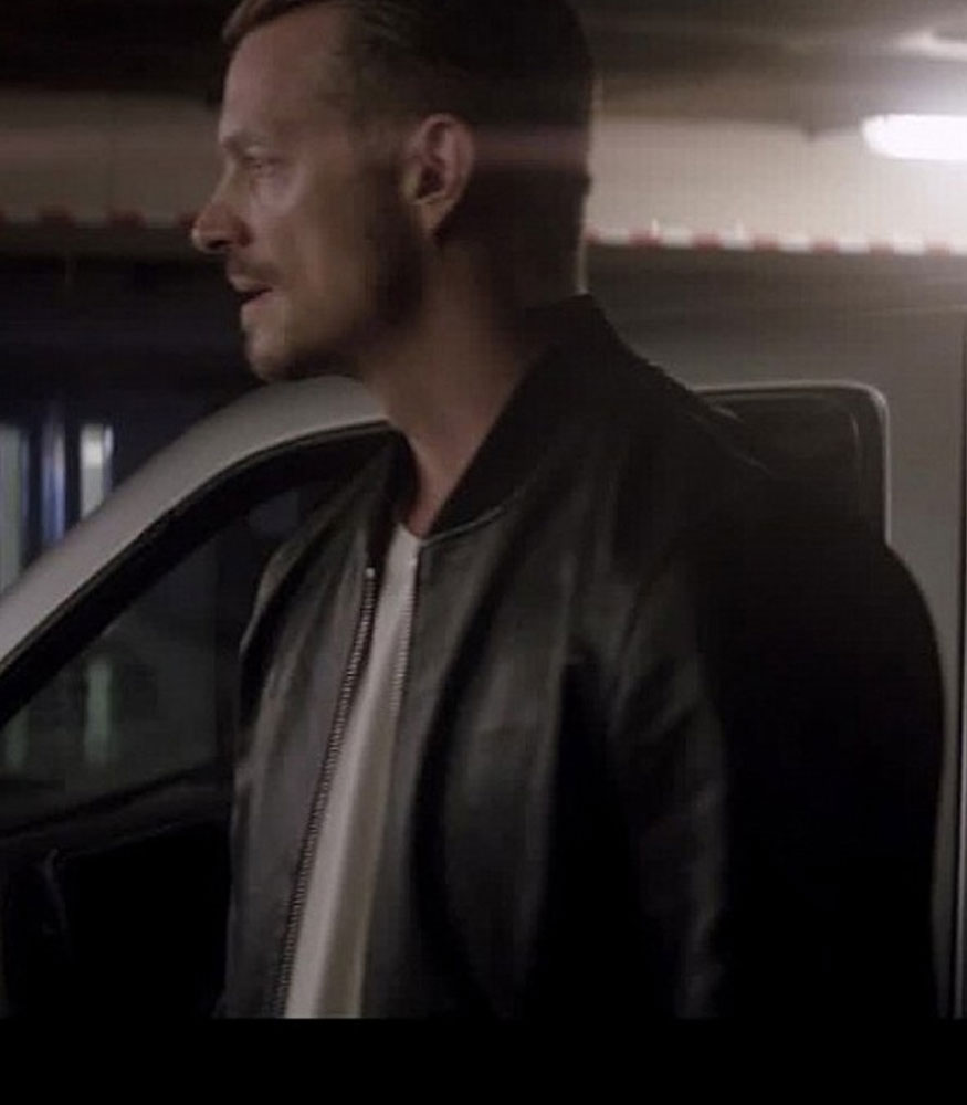 The-Informer-Joel-Kinnaman-Black-Leather-Jacket