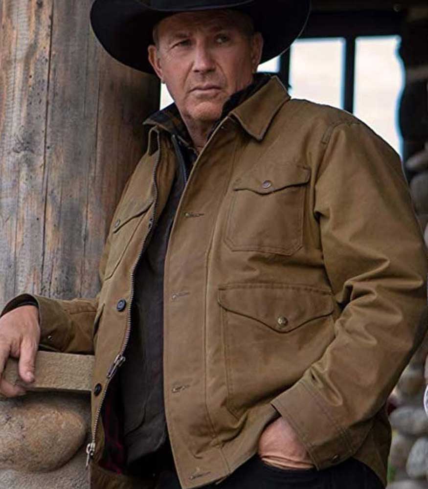 YELLOWSTONE SEASON 2 JOHN DUTTON BROWN JACKET