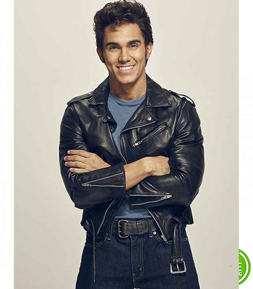 GREASE LIVE CARLOS PENAVEGA (KENICKIE) LEATHER JACKET