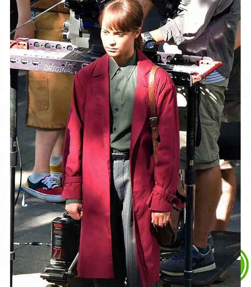 THE EARTHQUAKE BIRD ALICIA VIKANDER (LUCY FLY) RED COAT