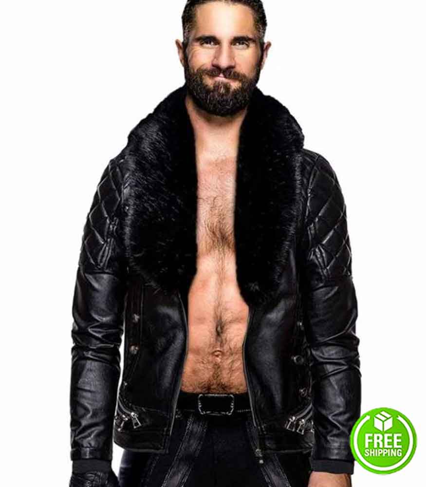 WWE-Seth-Rollins-Black-Leather-Jacket