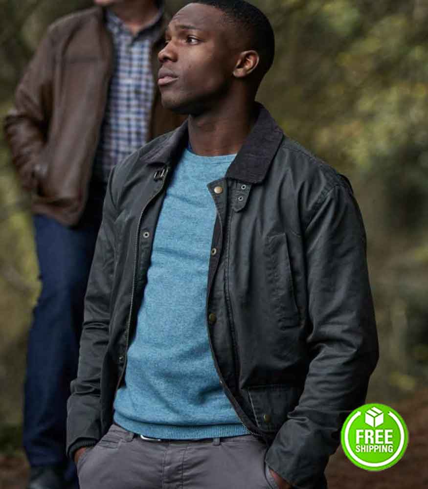 DOCTOR WHO TOSIN COLE (RYAN SINCLAIR) BLACK JACKET