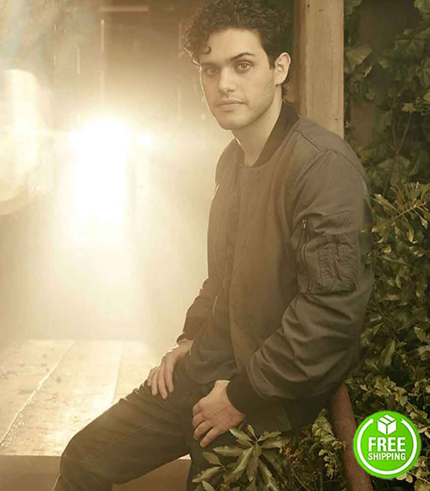 LEGACIES ARIA SHAHGHASEMI (LANDON KIRBY) GREEN COTTON JACKET