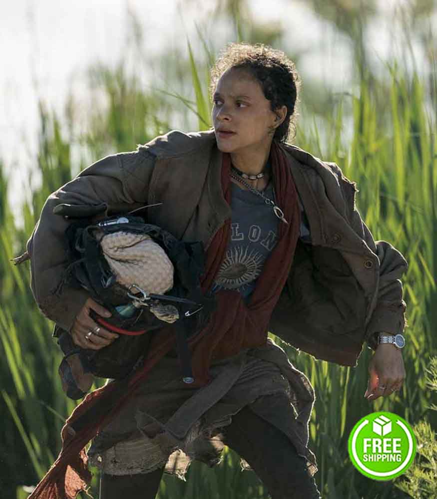 UTOPIA SASHA LANE (JESSICA HYDE) BROWN COTTON JACKET