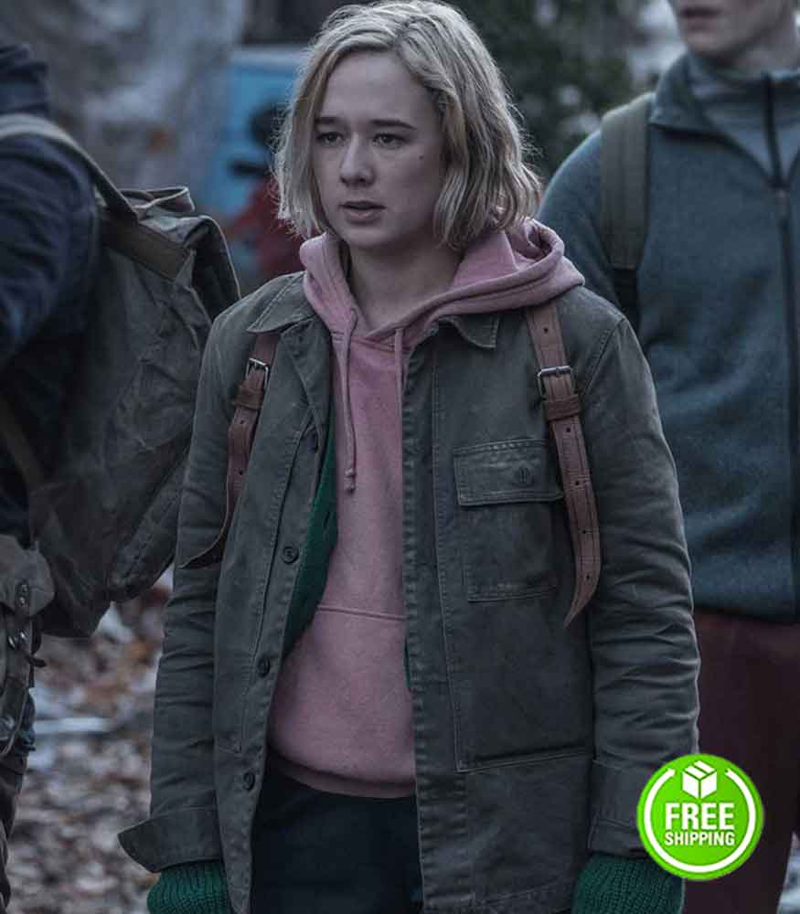 THE RAIN ALBA AUGUST (SIMONE ANDERSEN) GREEN COTTON JACKET