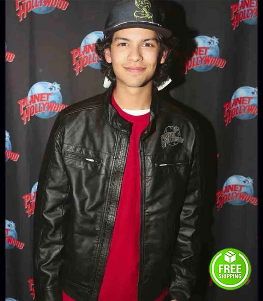 COBRA KAI XOLO MARIDUENA (MIGUEL DIAZ) PLANET HOLLYWOOD LEATHER JACKET