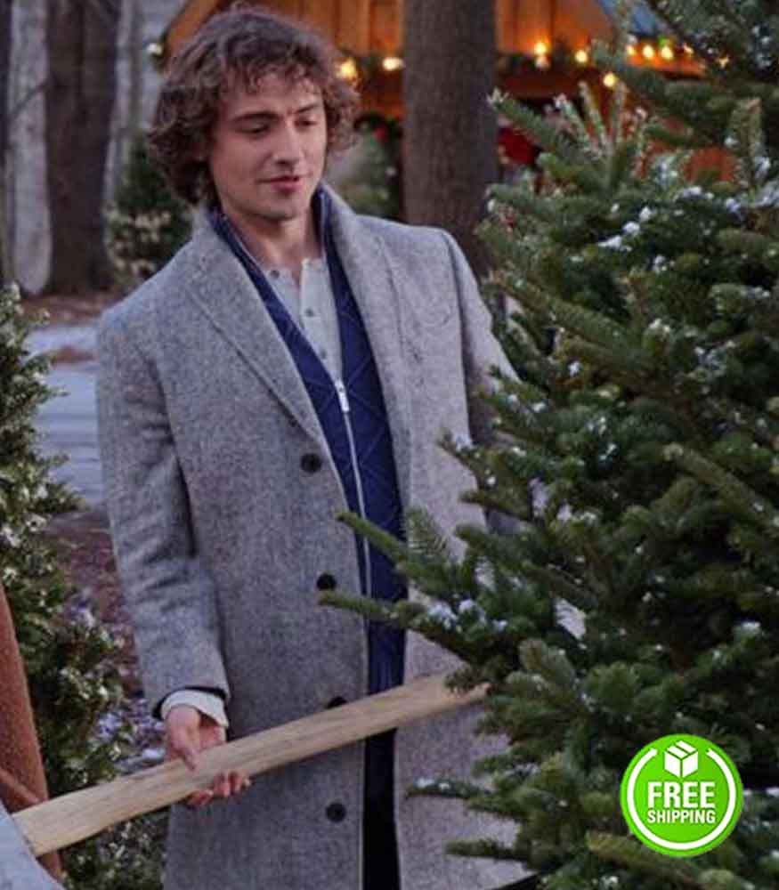 THE KNIGHT BEFORE CHRISTMAS JOSH WHITEHOUSE (SIR COLE) GREY WOOL COAT