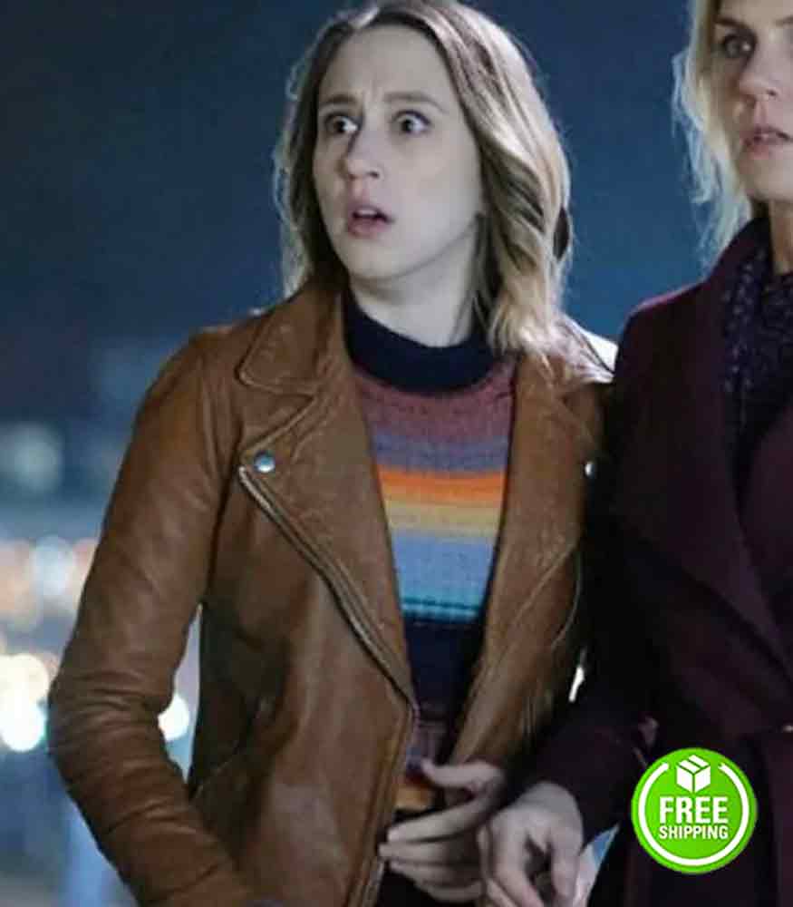 THE TWILIGHT ZONE RHEA SEEHORN (MARTHA) BROWN LEATHER JACKET